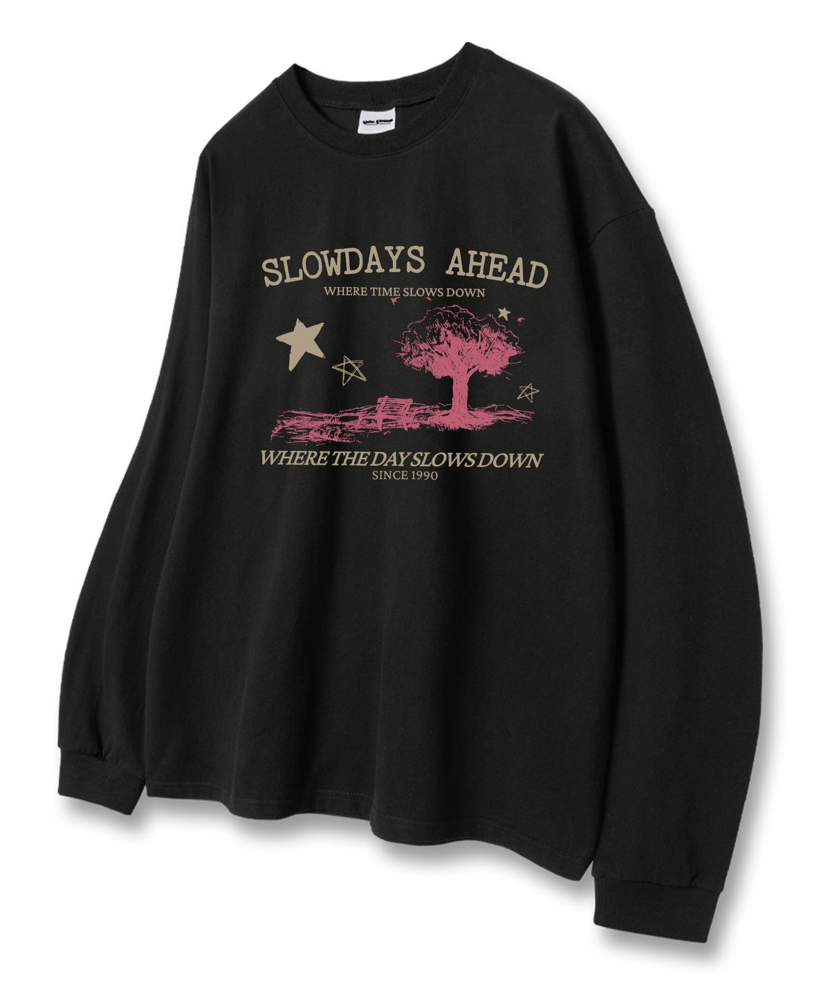 유니온가먼츠(UNION GARMENTS) 슬로우데이즈 루즈핏 긴팔 티셔츠 3COLOR [베이직or시보리]