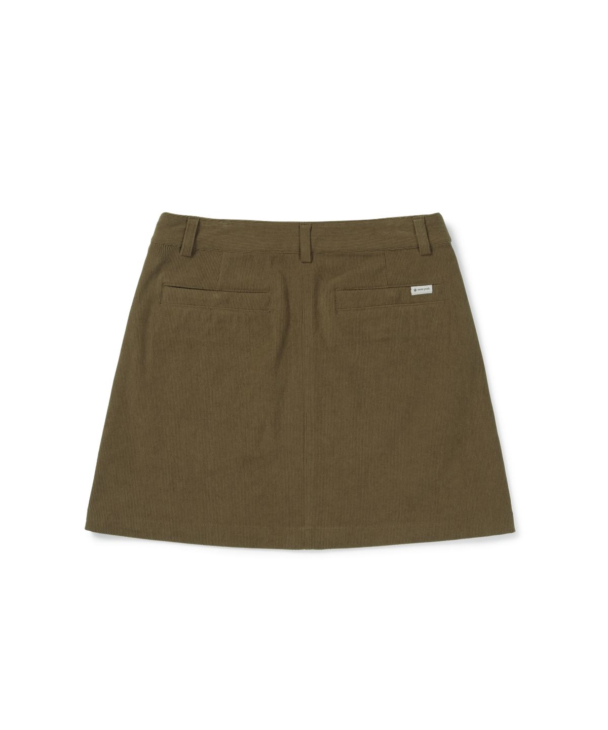 스노우피크 어패럴(SNOWPEAK APPAREL) 코듀로이 미니 스커트 (S26FWFSK71) Yellow Khaki