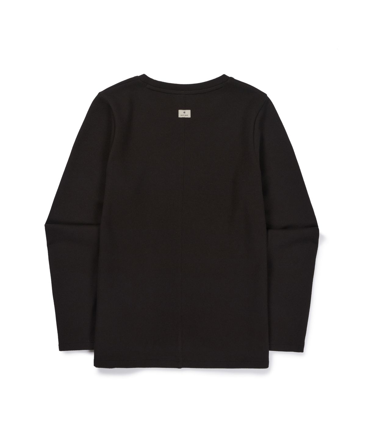 스노우피크 어패럴(SNOWPEAK APPAREL) 골지 여성 긴팔 티셔츠 (S26FWFTL31) Black