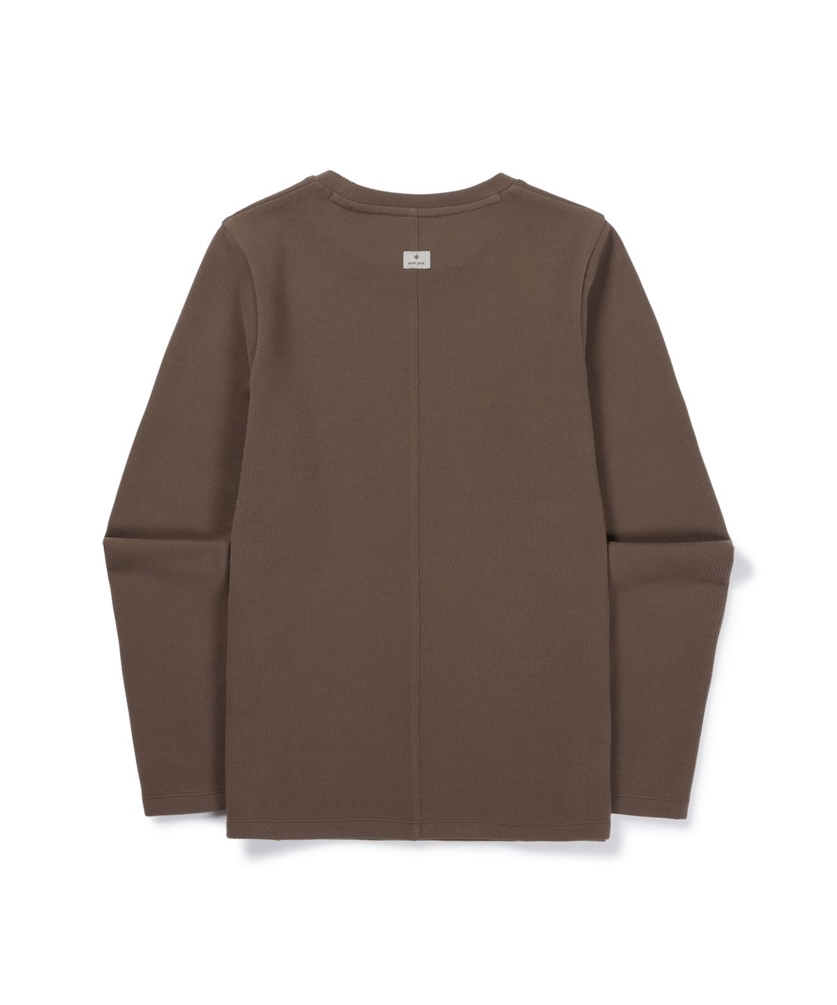 스노우피크 어패럴(SNOWPEAK APPAREL) 골지 여성 긴팔 티셔츠 (S26FWFTL31) Cocoa