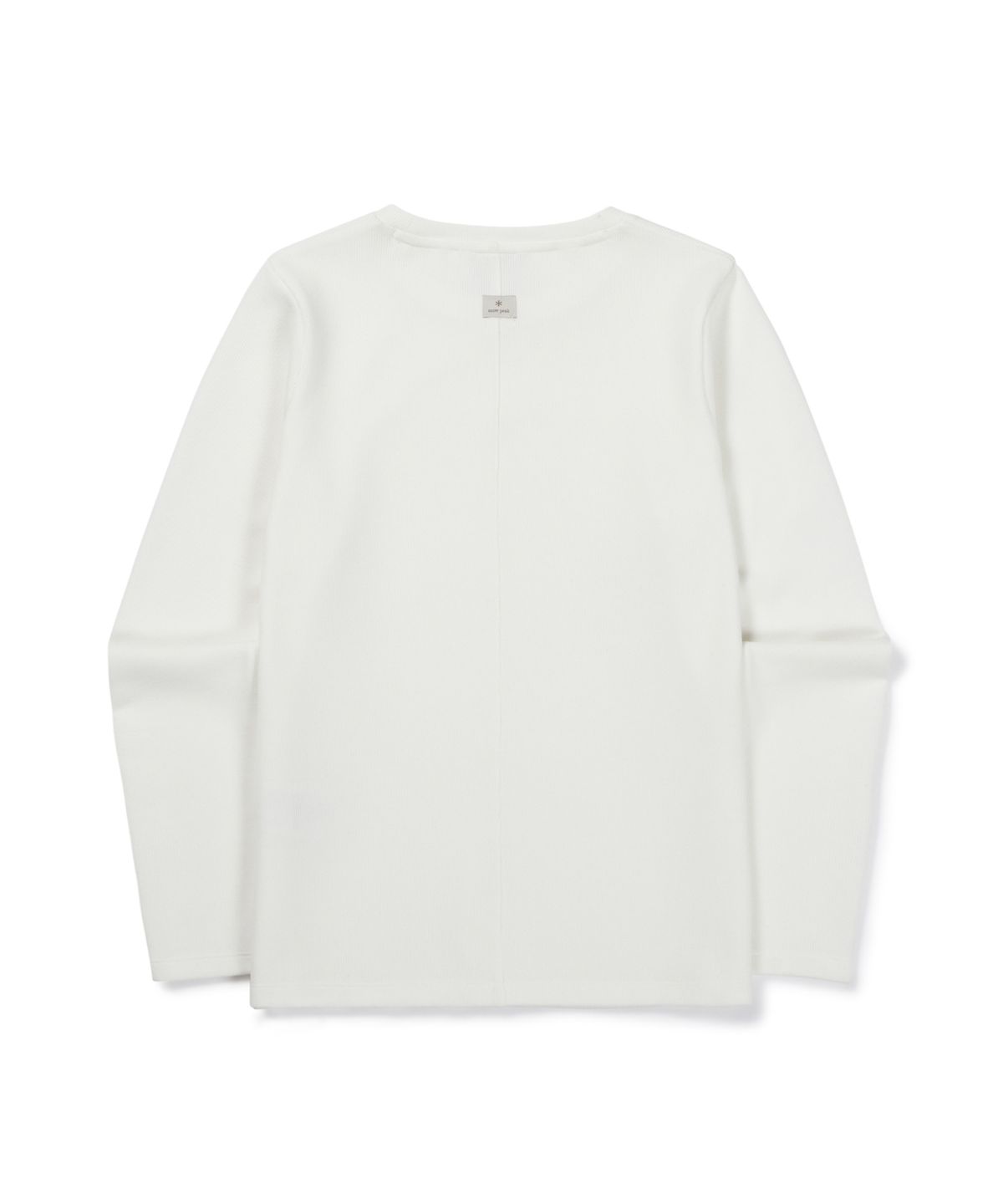 스노우피크 어패럴(SNOWPEAK APPAREL) 골지 여성 긴팔 티셔츠 (S26FWFTL31) Off White