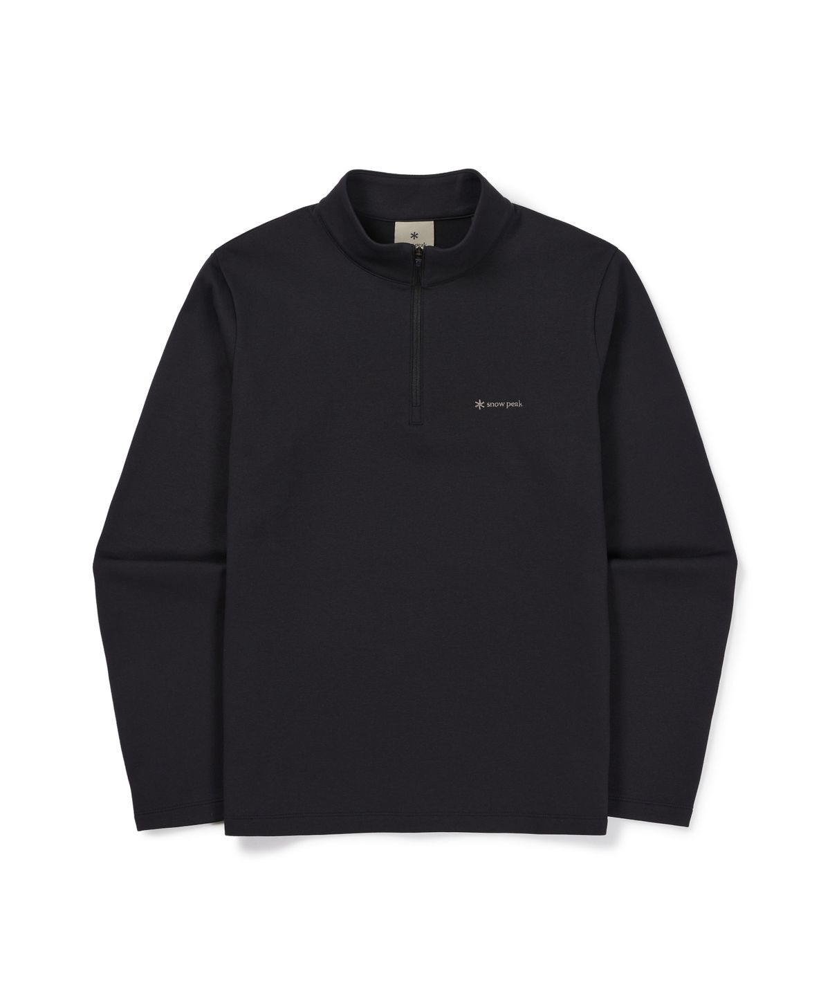 스노우피크 어패럴(SNOWPEAK APPAREL) 퀵드라이 여성 반집업 긴팔 티셔츠 (S26FWFZT15) Black