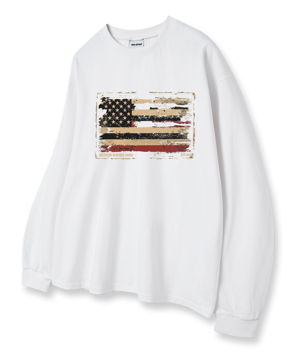 유니온가먼츠(UNION GARMENTS) 아메리카헤리티지 루즈핏 긴팔 티셔츠 3COLOR [베이직or시보리]