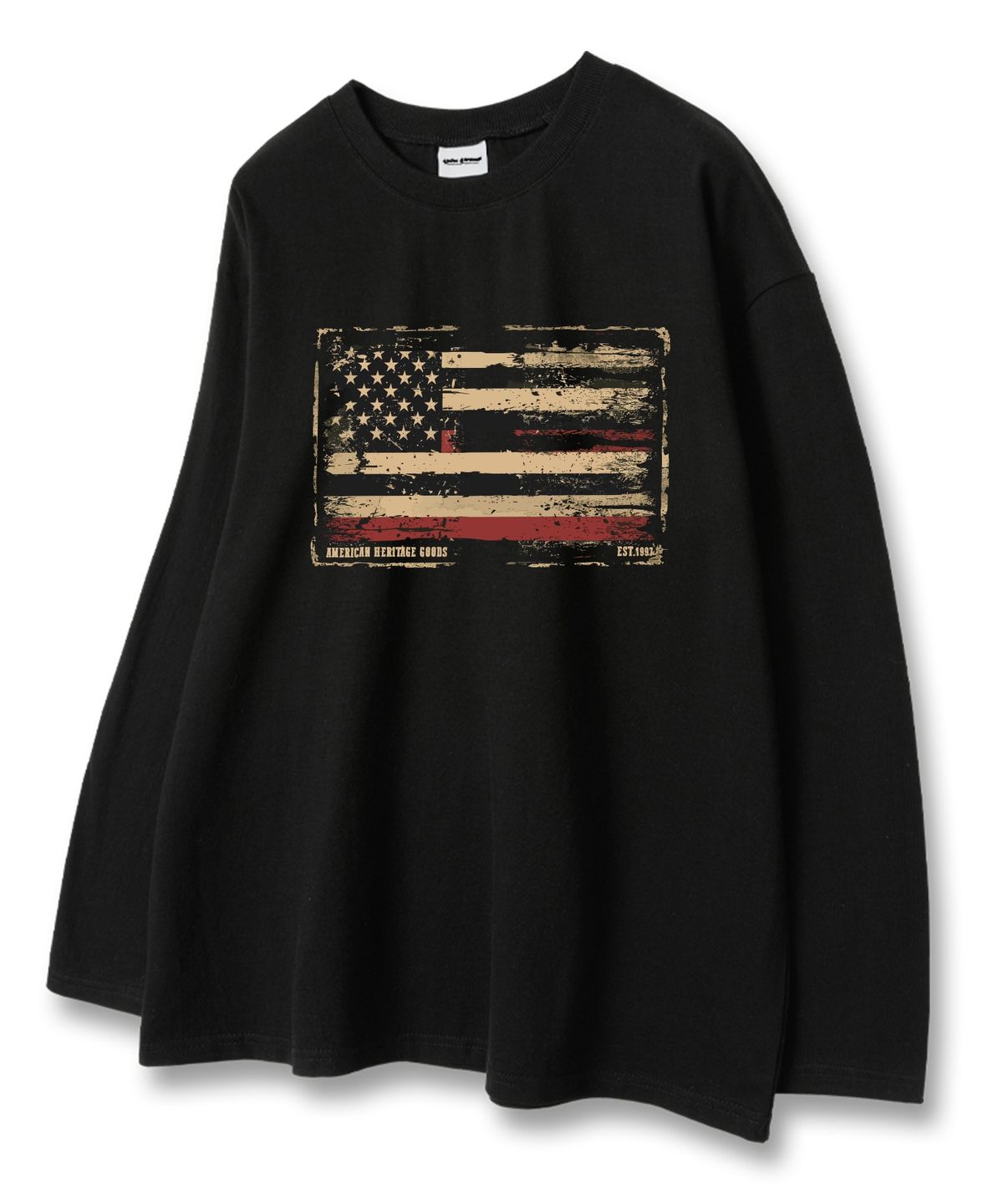 유니온가먼츠(UNION GARMENTS) 아메리카헤리티지 루즈핏 긴팔 티셔츠 3COLOR [베이직or시보리]
