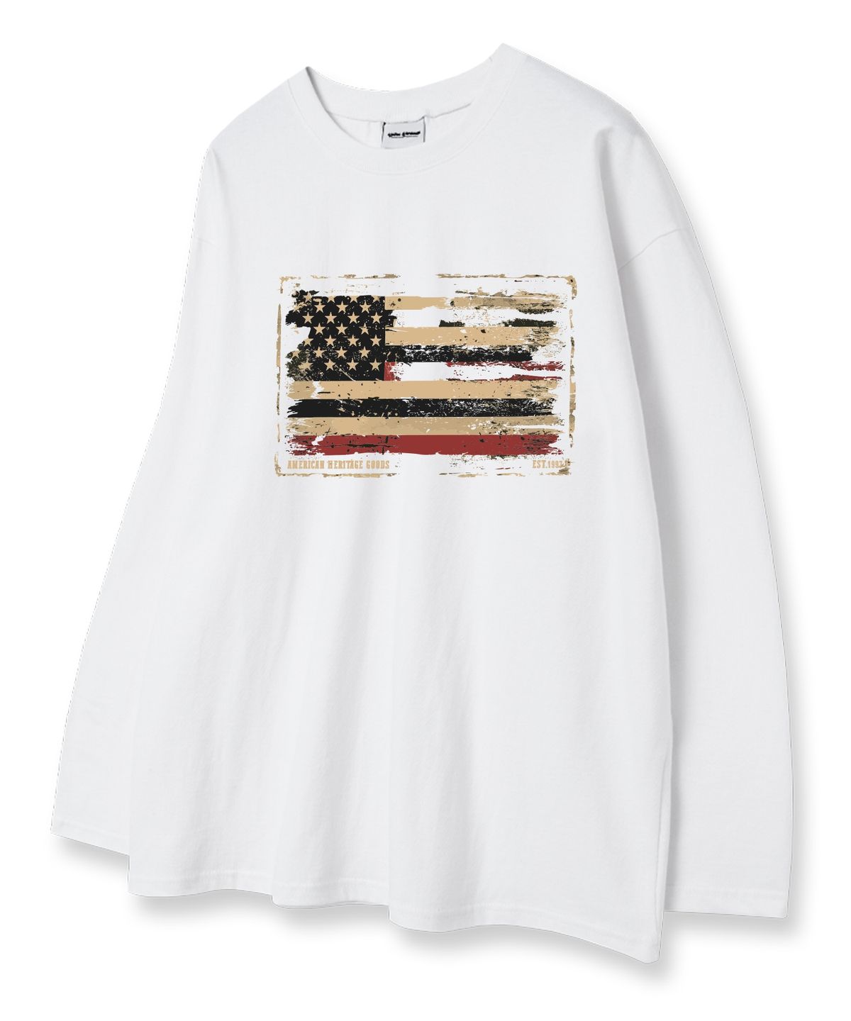 유니온가먼츠(UNION GARMENTS) 아메리카헤리티지 루즈핏 긴팔 티셔츠 3COLOR [베이직or시보리]