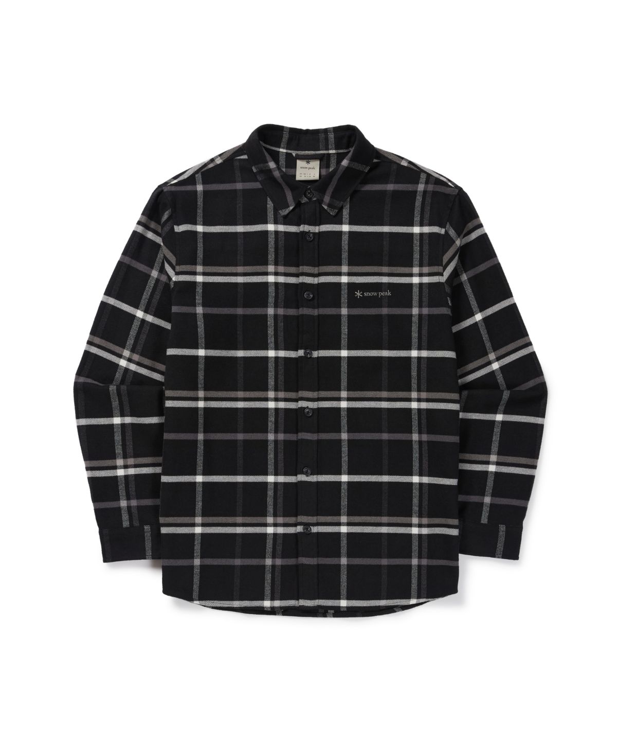 스노우피크 어패럴(SNOWPEAK APPAREL) 체크 셔츠 (S26WMFSH02) Black
