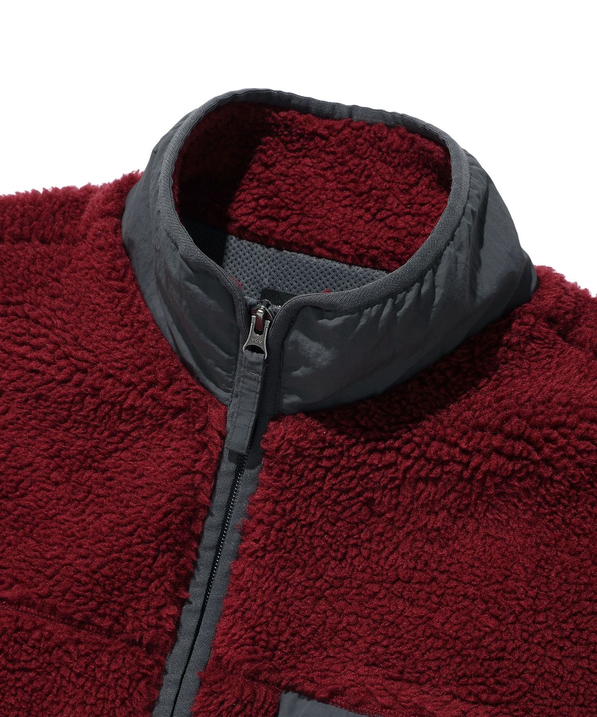 나이스고스트클럽(NICEGHOSTCLUB) NGC FLEECE JACKET_BURGUNDY(NG2GFUJ241A)