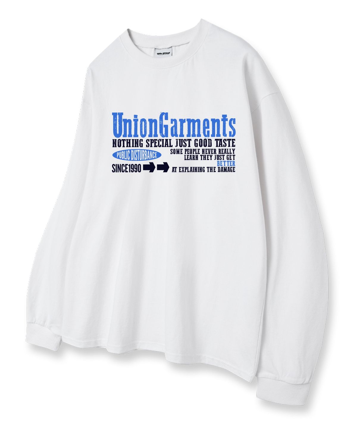 유니온가먼츠(UNION GARMENTS) 나띵스페셜 루즈핏 긴팔 티셔츠 3COLOR [베이직or시보리]