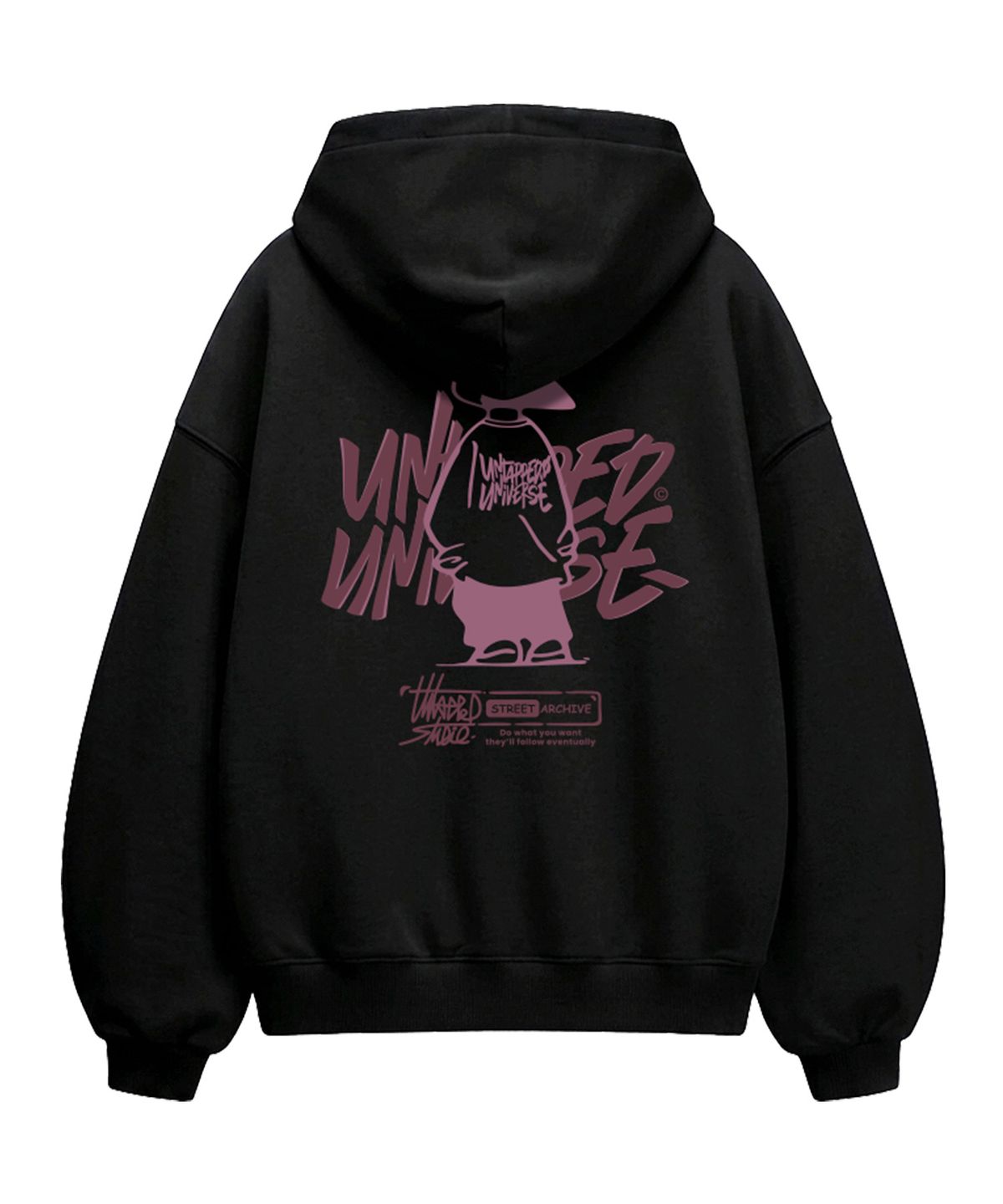 언탭트 스튜디오(UNTAPPED STUDIO) 340G Urban Youth 에센셜 벌룬 오버핏 후드 티셔츠 9Color