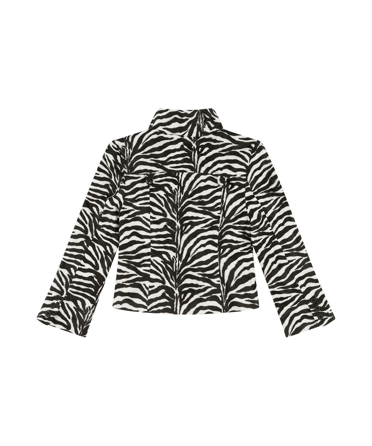 카시코(KASHIKO) Quarter Cut High-Neck Jacket Zebra