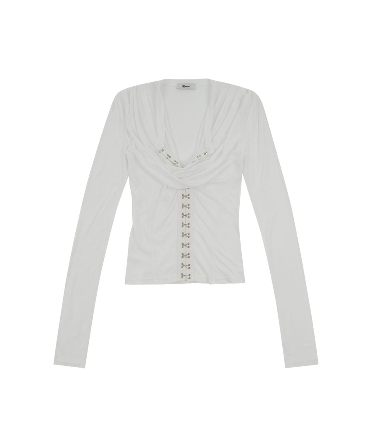 카시코(KASHIKO) Romantic Hook Corset Top Ivory