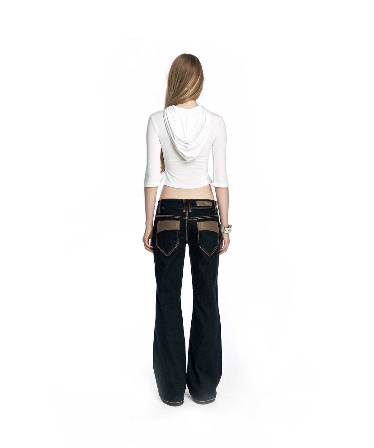 카시코(KASHIKO) Zen Angel Hoodie Top White