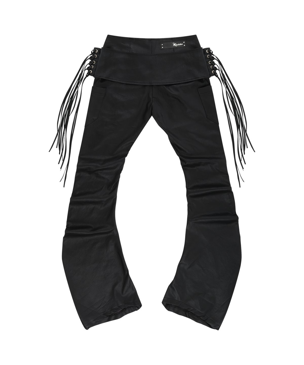 카시코(KASHIKO) Fringe Coated Jeans