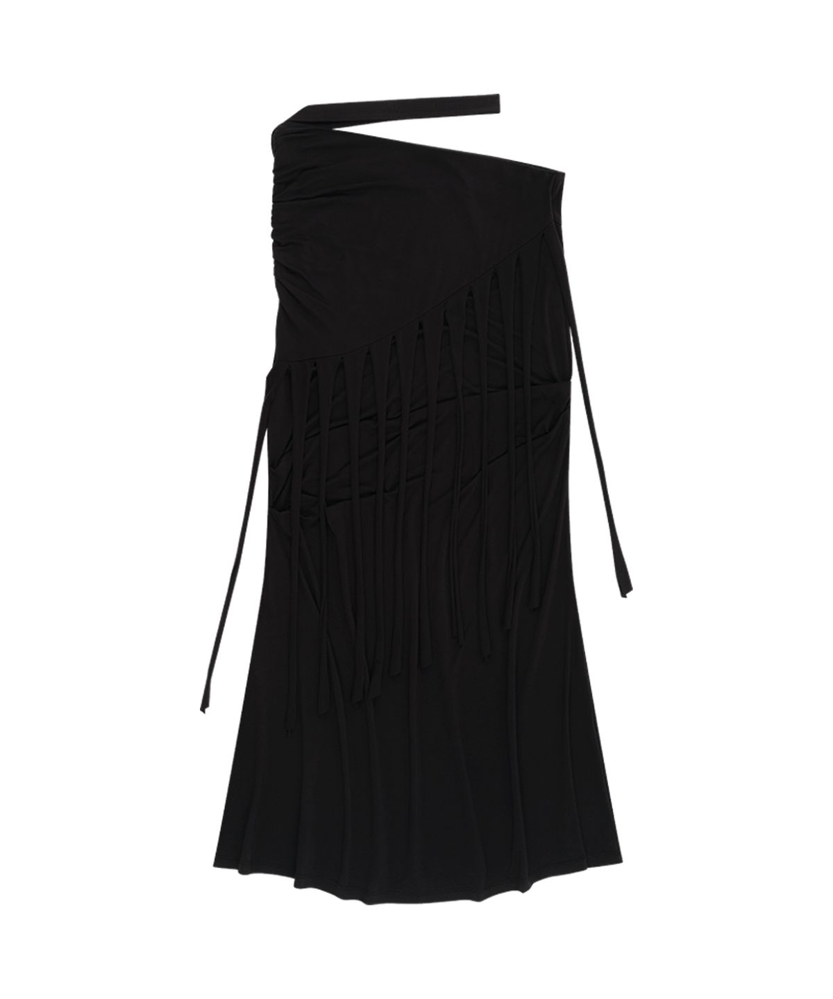 카시코(KASHIKO) Drop Fringe Asymmetric Skirt