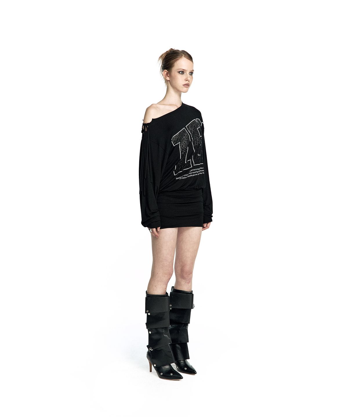 카시코(KASHIKO) Zen One-Shoulder Dress