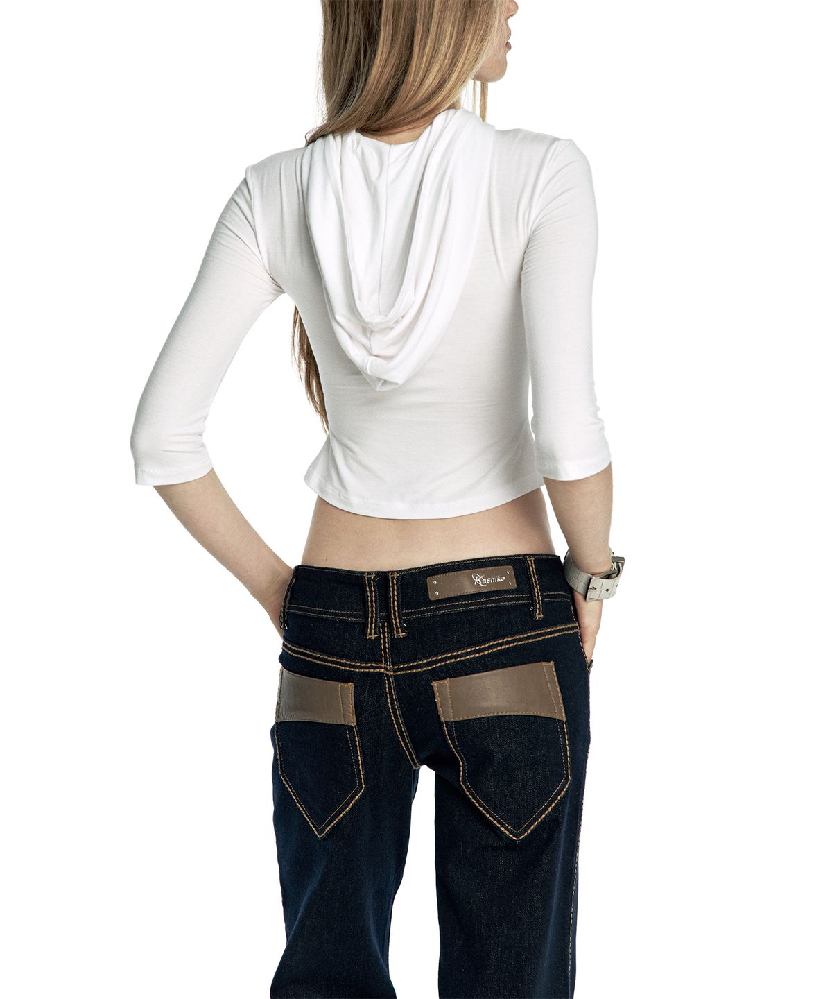카시코(KASHIKO) Hoshi Stitch Stretch Denim Blue