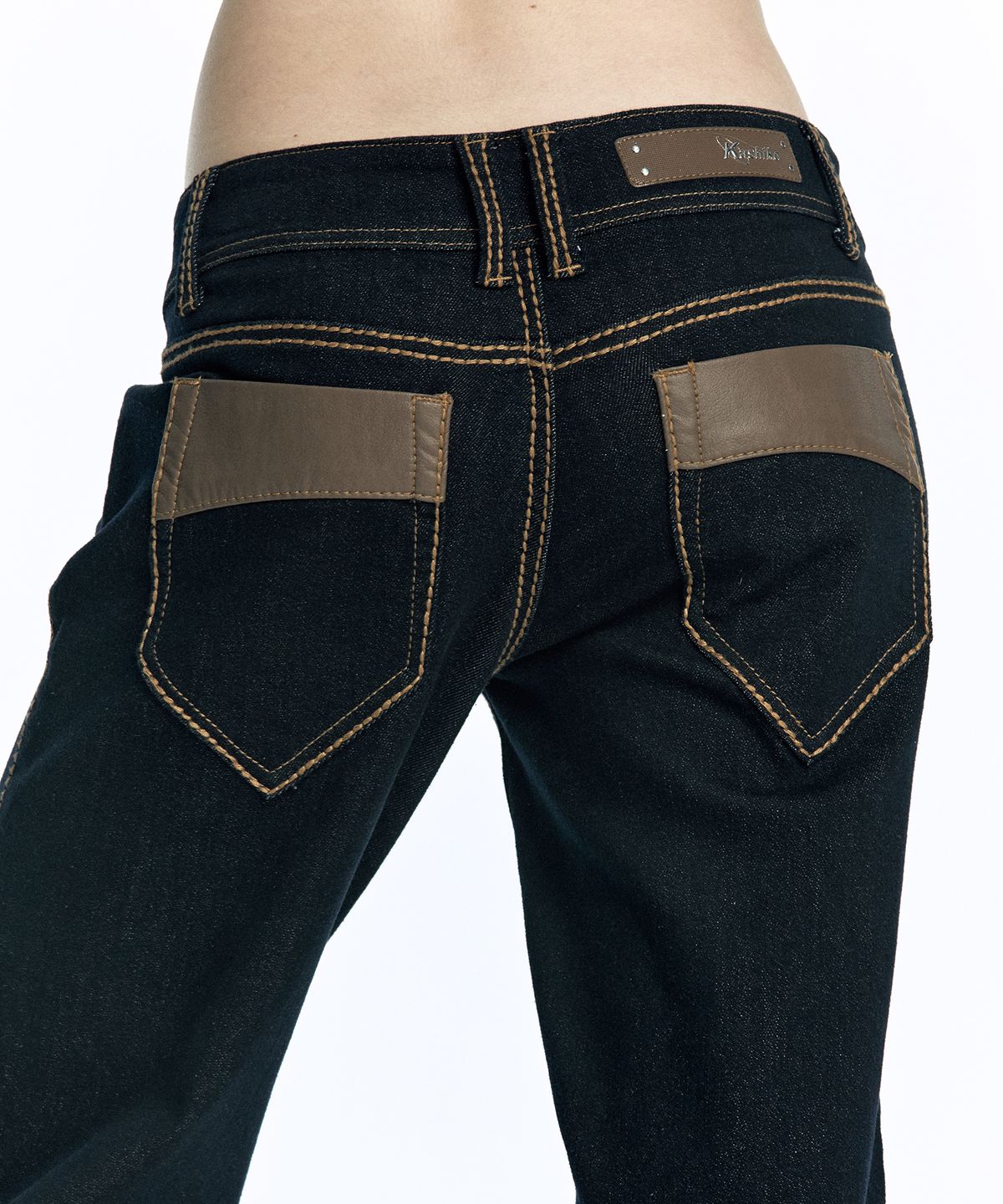 카시코(KASHIKO) Hoshi Stitch Stretch Denim Blue
