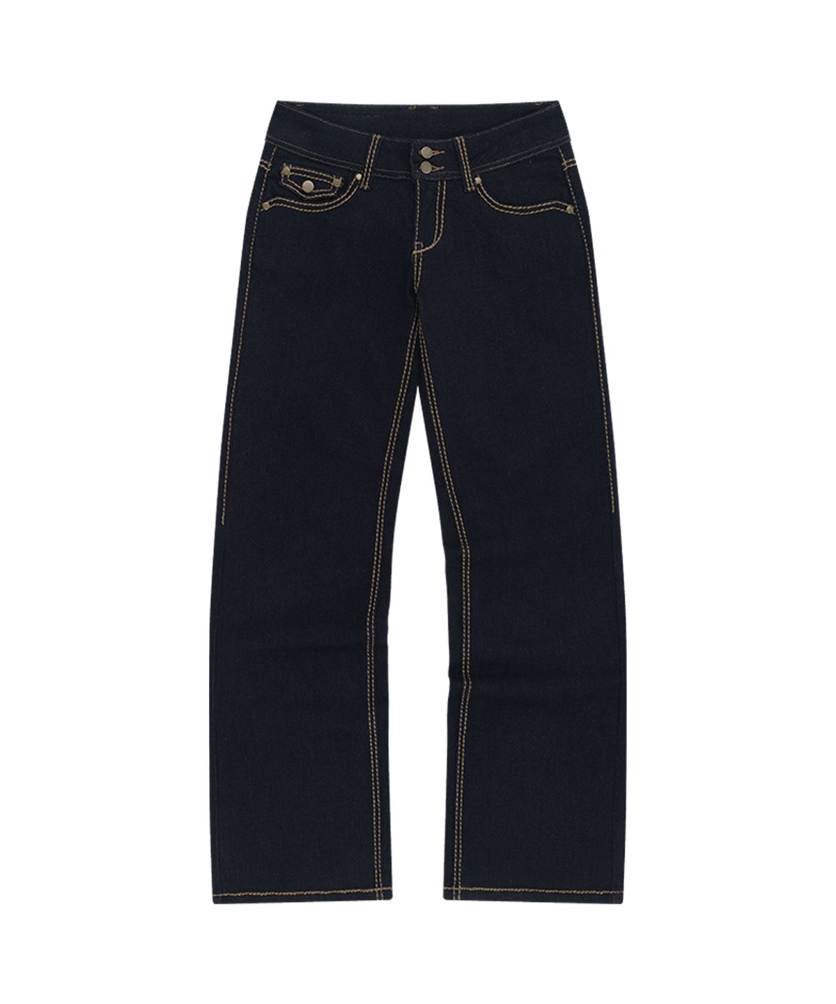 카시코(KASHIKO) Hoshi Stitch Stretch Denim Blue