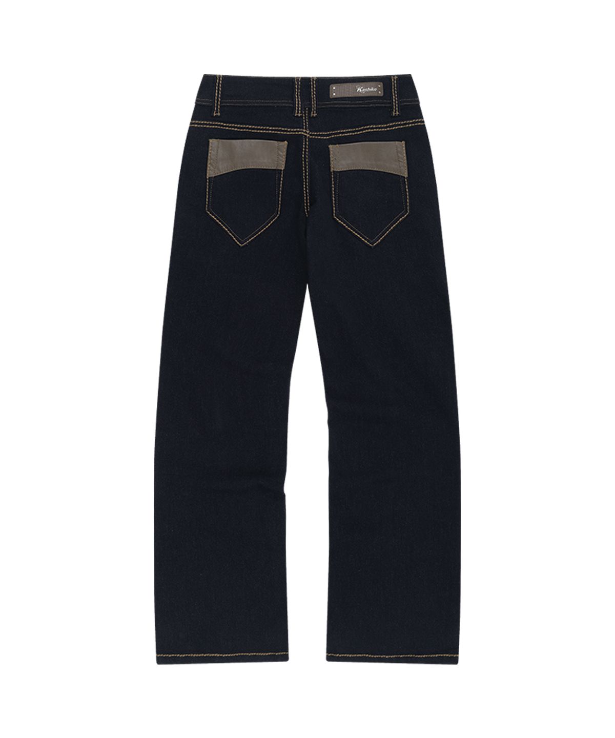 카시코(KASHIKO) Hoshi Stitch Stretch Denim Blue