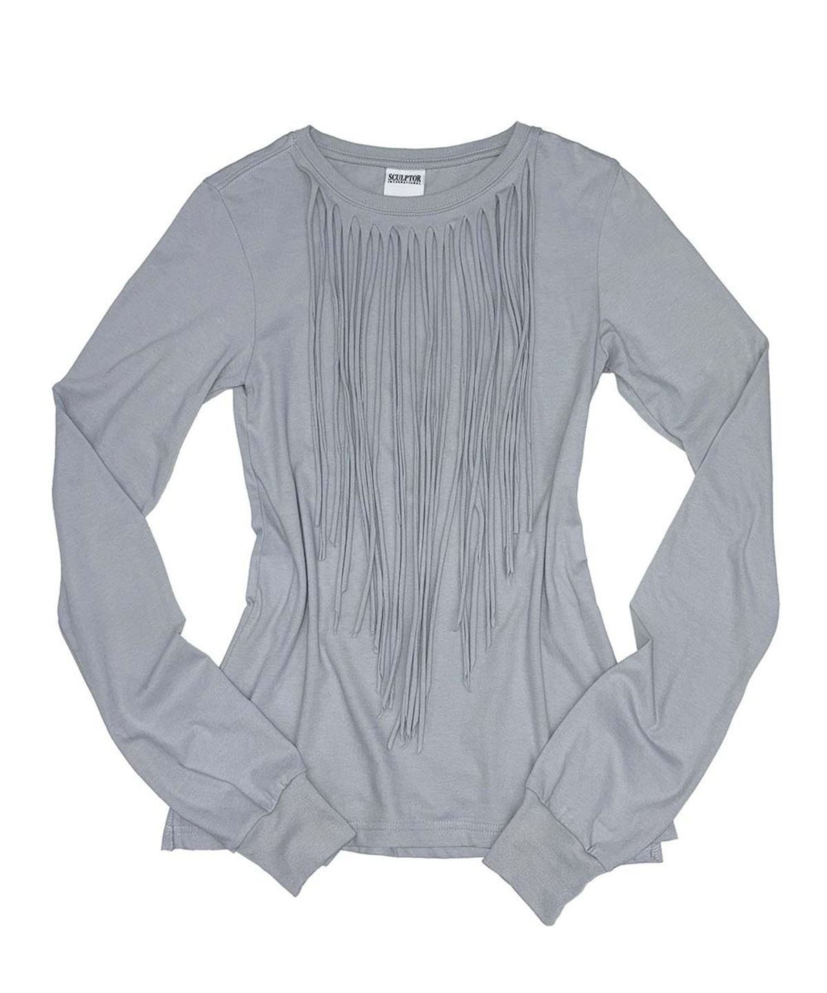 스컬프터(SCULPTOR) Fringe Sleeve Tee Stone