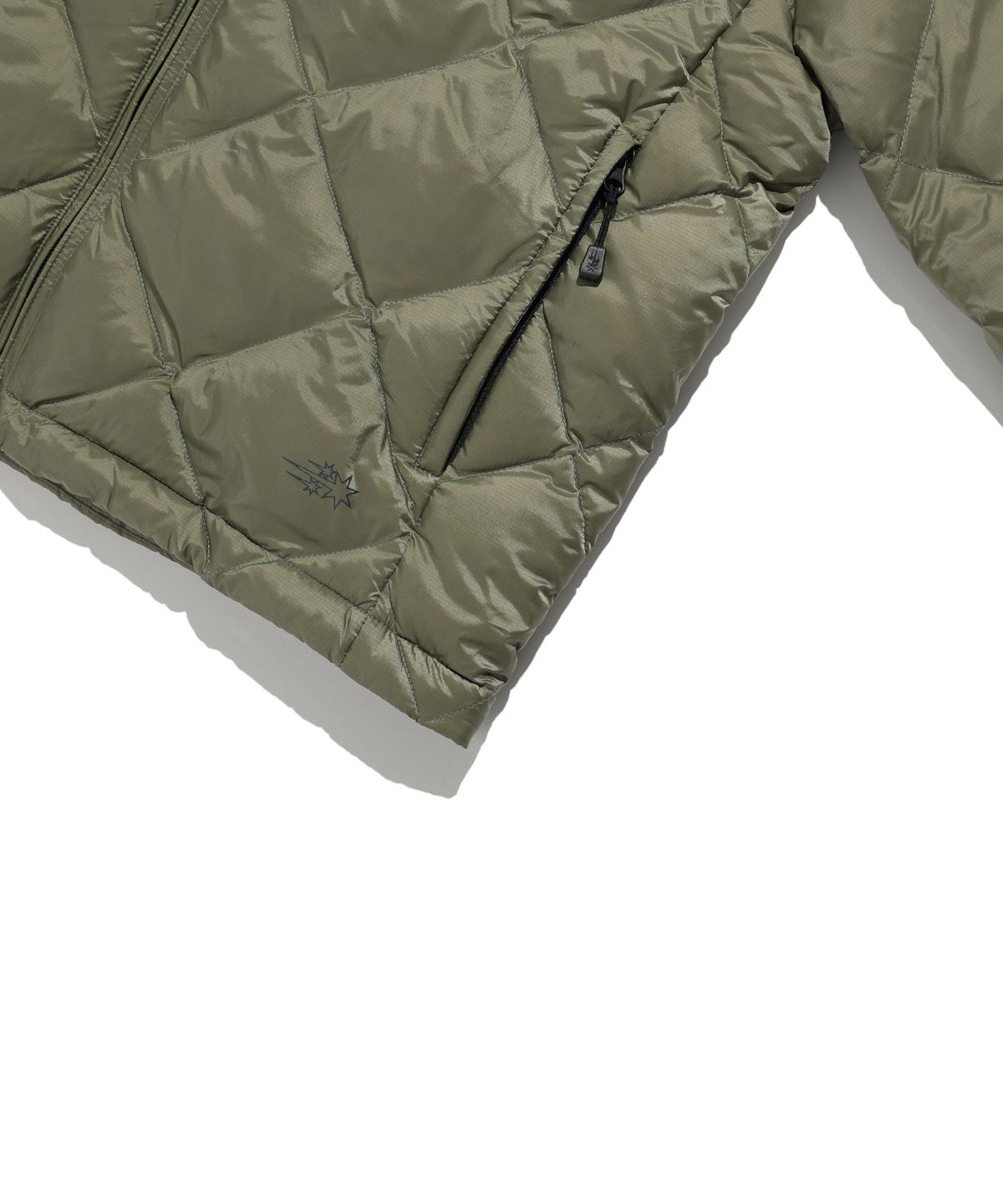 나이스고스트클럽(NICEGHOSTCLUB) HOODED LIGHT DOWN JACKET_SAND(NG2GWUB900A)