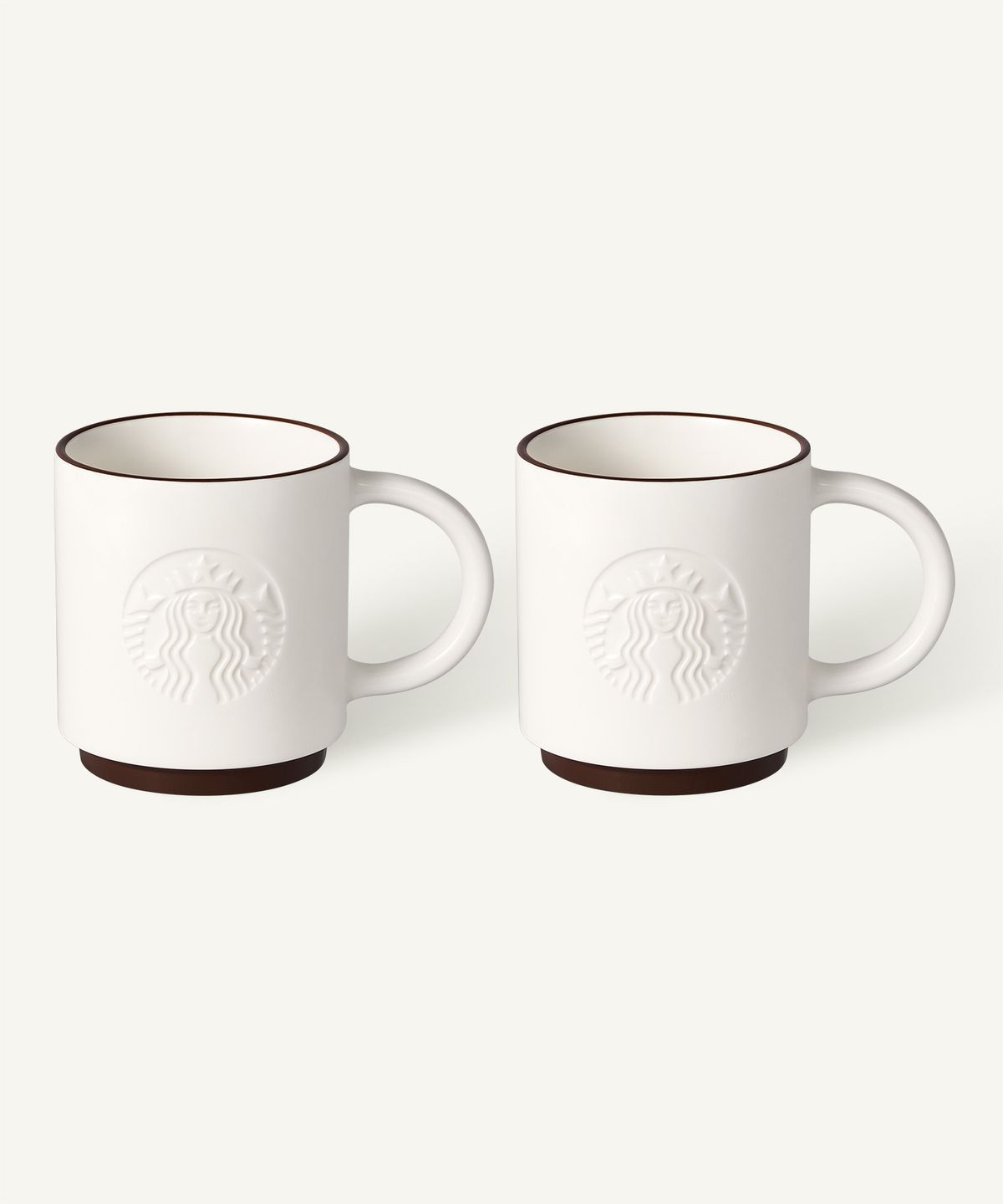 스타벅스(STARBUCKS) 시그니처 사이렌 머그 브라운 355ml 2P