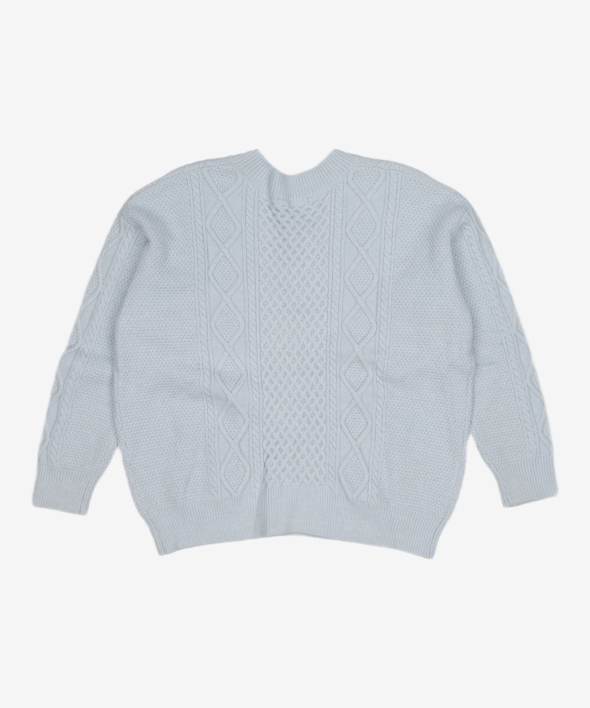 룩캐스트(LOOKAST) 스카이블루 틸다 브이넥 니트 / SKYBLUE TILDA VNECK KNIT FREE