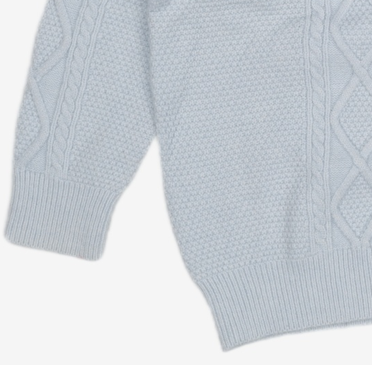 룩캐스트(LOOKAST) 스카이블루 틸다 브이넥 니트 / SKYBLUE TILDA VNECK KNIT FREE