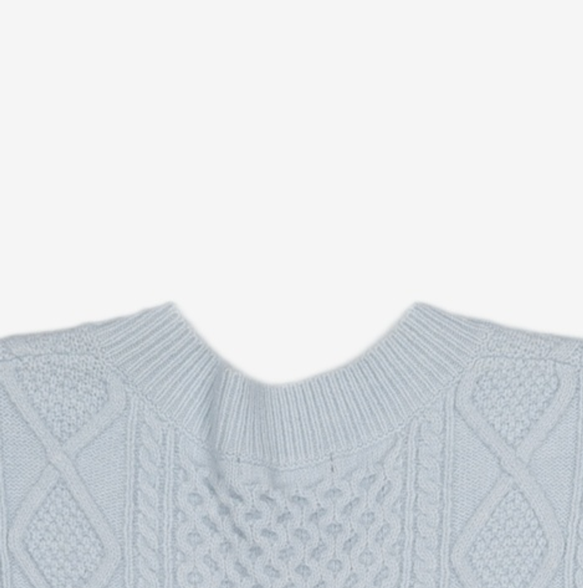룩캐스트(LOOKAST) 스카이블루 틸다 브이넥 니트 / SKYBLUE TILDA VNECK KNIT FREE