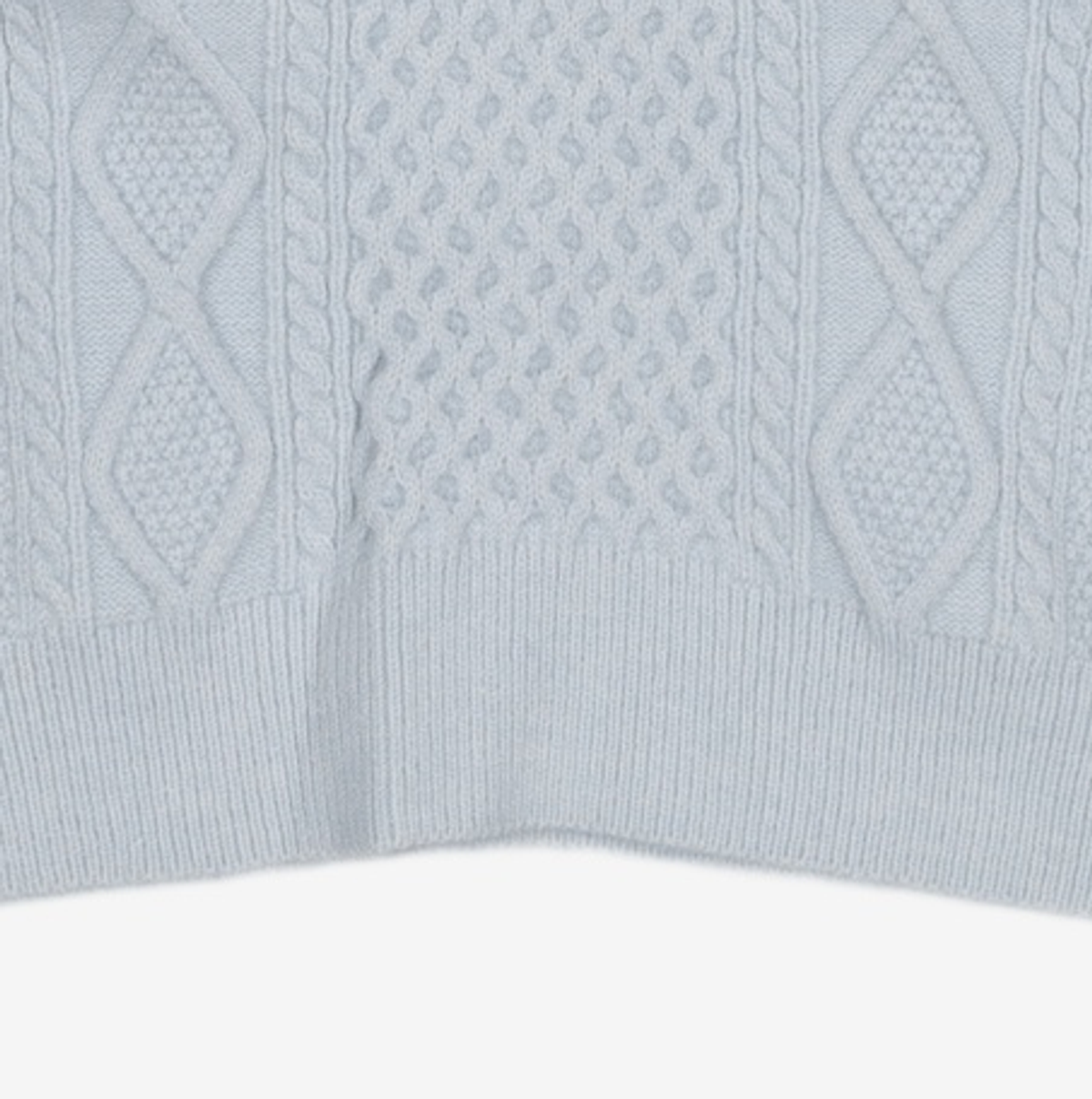 룩캐스트(LOOKAST) 스카이블루 틸다 브이넥 니트 / SKYBLUE TILDA VNECK KNIT FREE