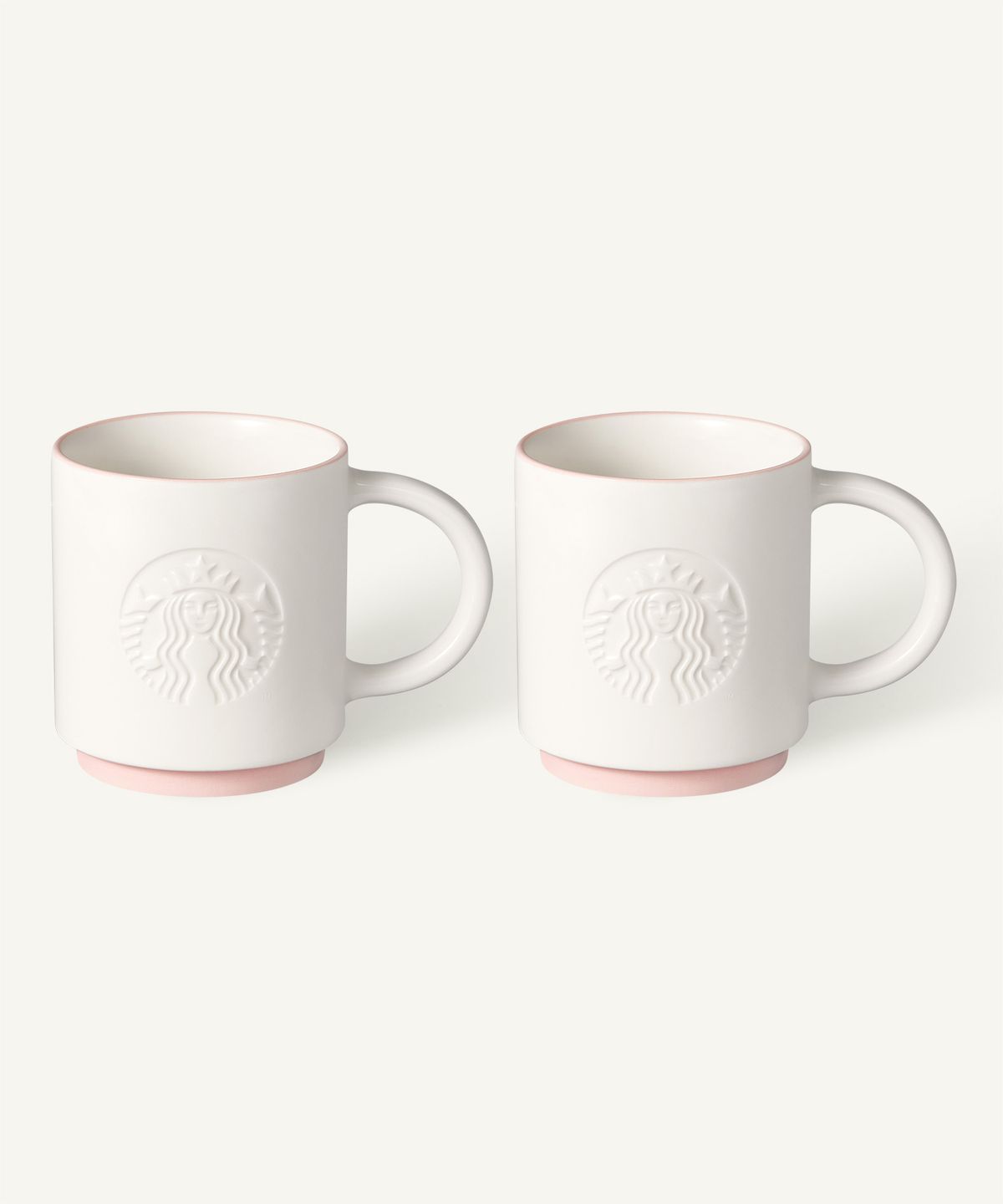 스타벅스(STARBUCKS) 시그니처 사이렌 머그 핑크 355ml 2P