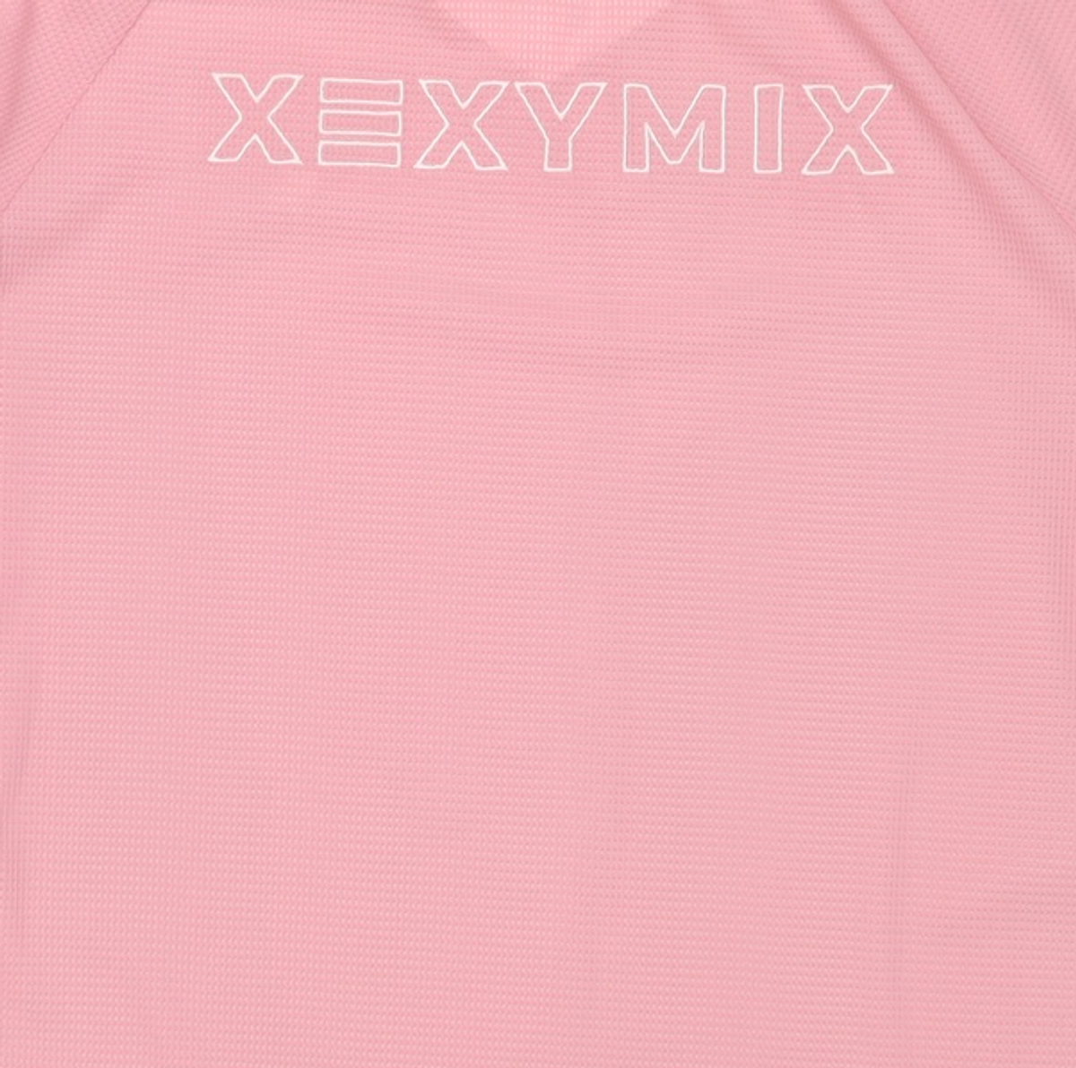 젝시믹스(XEXYMIX) 메쉬 트랙라인 오픈 카라 롱슬리브 XFL2TL1112 M