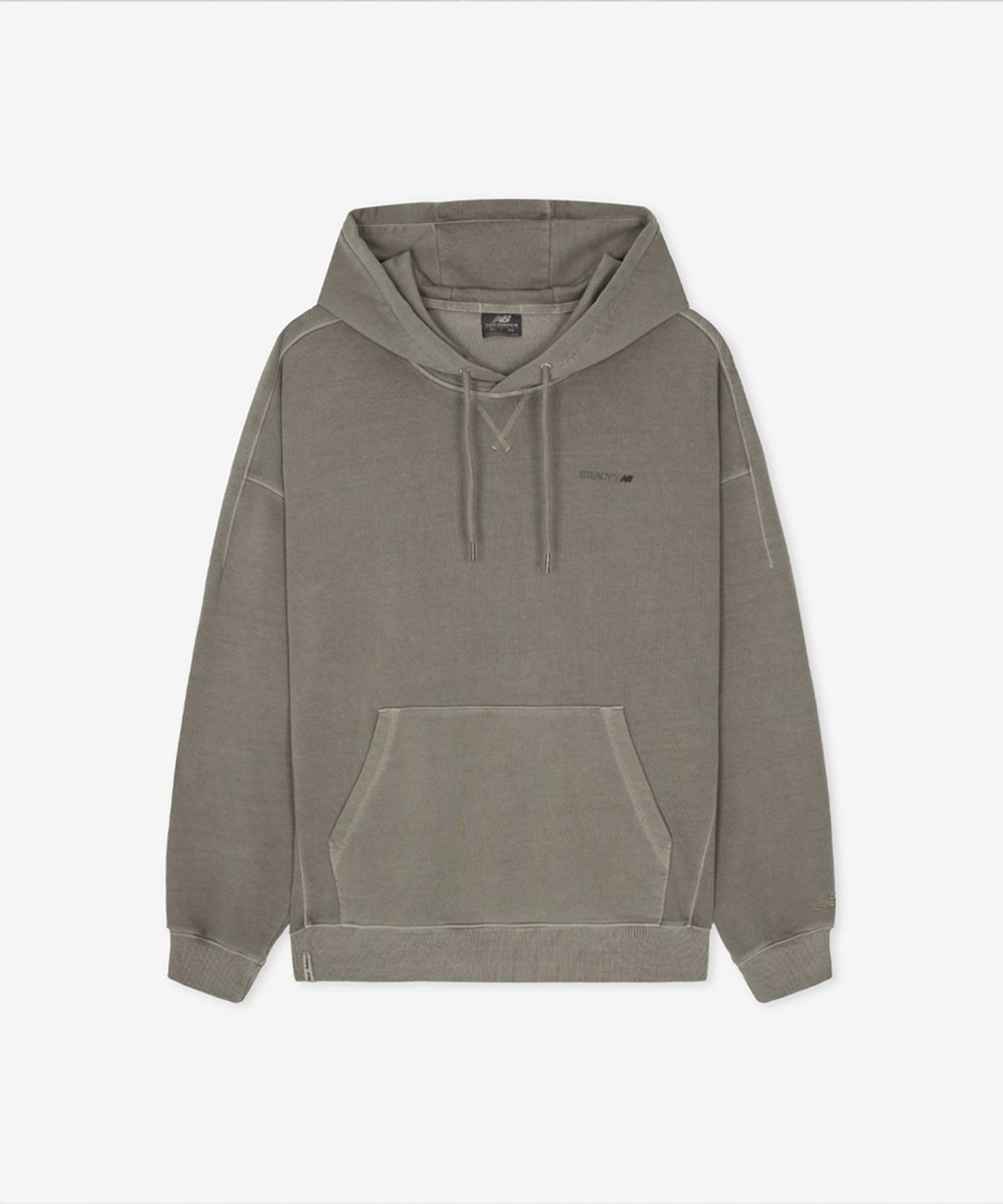 뉴발란스(NEW BALANCE) NBN0G41923 / UNI 헤리티지 ORBIT 그래픽 후드티 (D/BEIGE)