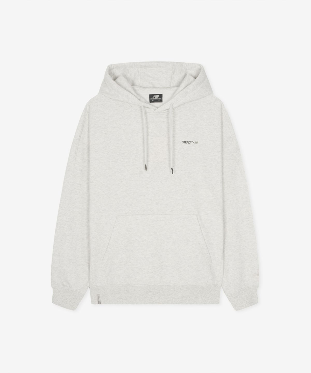 뉴발란스(NEW BALANCE) NBN0G41923 / UNI 헤리티지 ORBIT 그래픽 후드티 (OATMEAL)