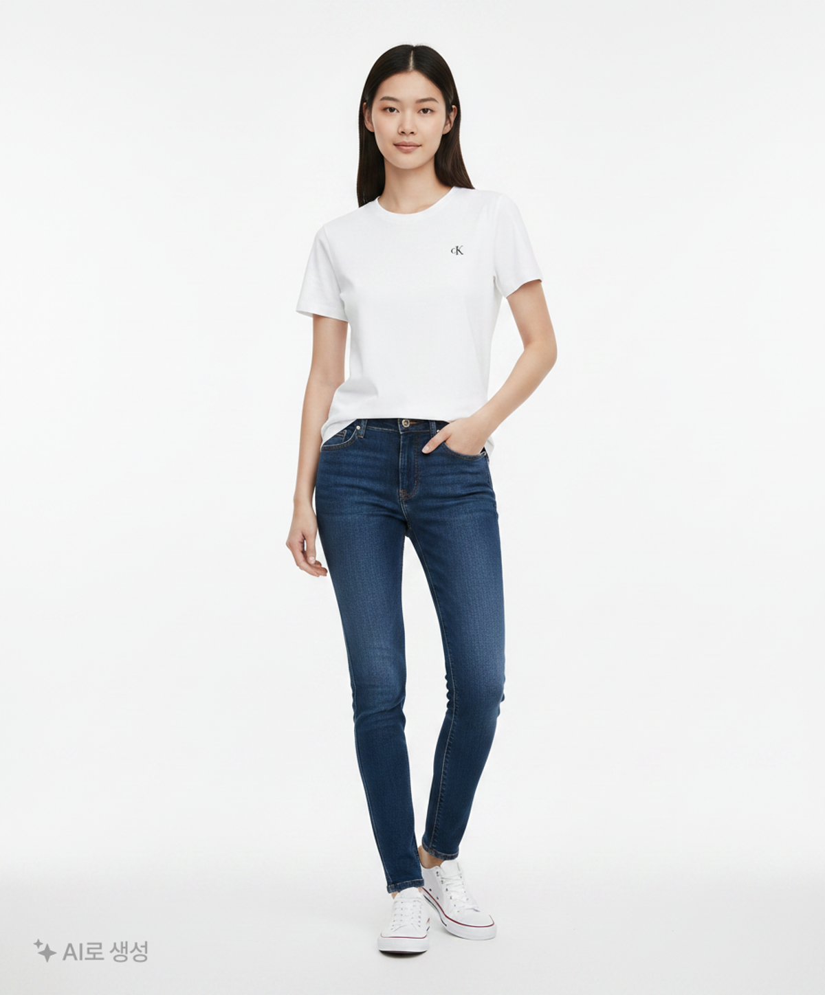 캘빈클라인 진(CALVIN KLEIN JEANS) 반소매 티셔츠 S