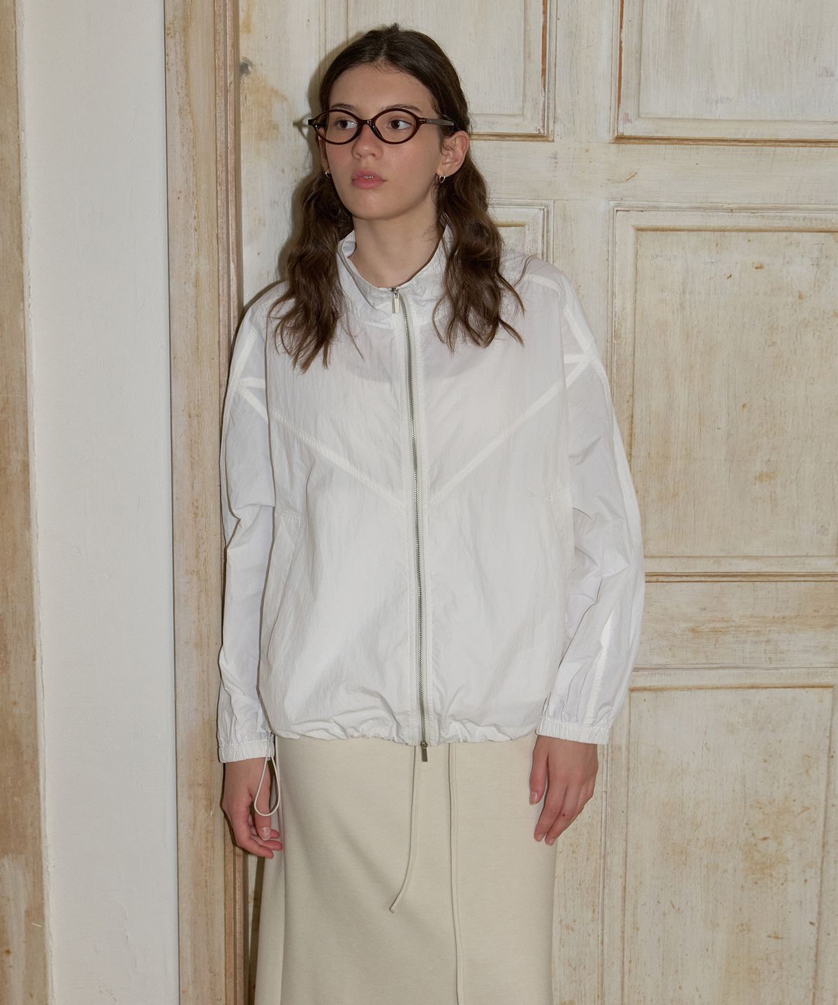 리엘(RE L) Hay wind jacket (ivory)