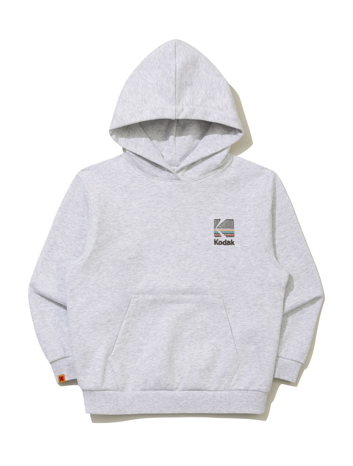 코닥 키즈(KODAK KIDS) 레인보우 후드 티셔츠 키즈 WHITE MELANGE