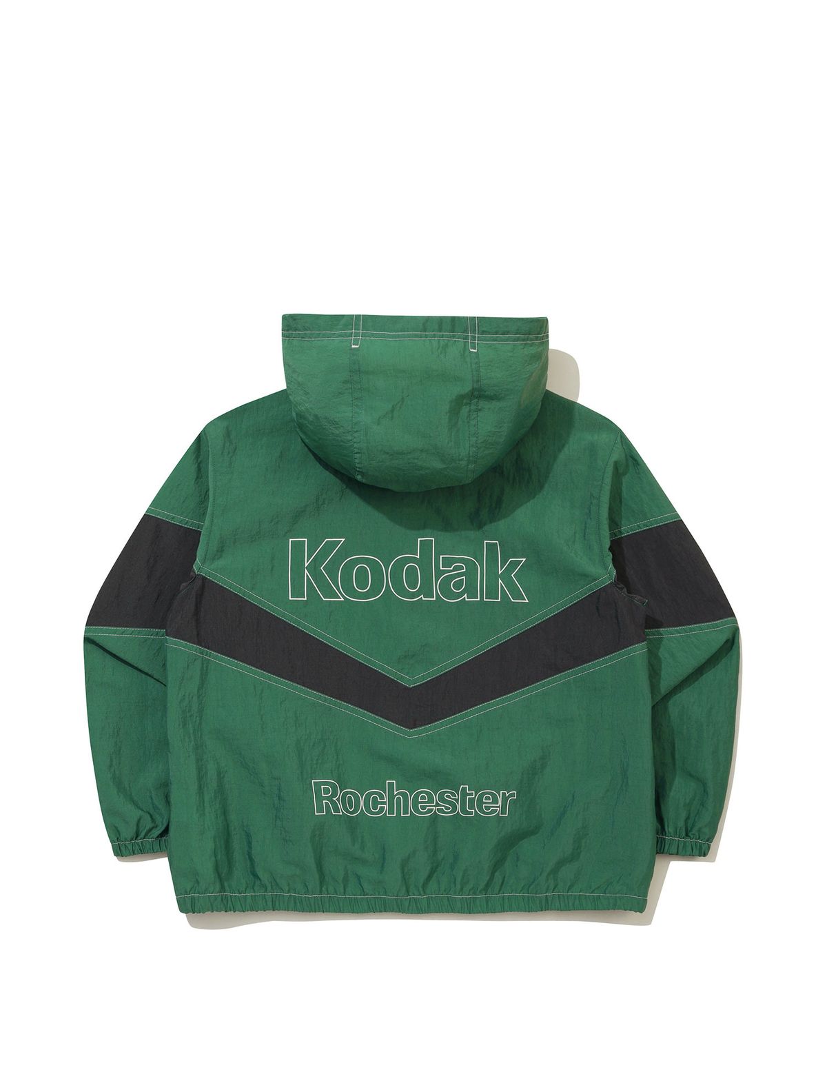 코닥 키즈(KODAK KIDS) 컬러 블록 후드 자켓 키즈 GREEN