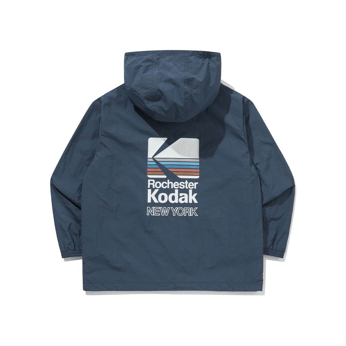 코닥 키즈(KODAK KIDS) 레인보우 메쉬안감 후드 자켓 키즈 NAVY
