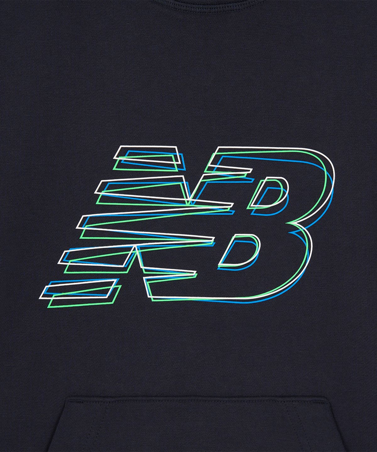 뉴발란스(NEW BALANCE) NBN0G42903 / UNI 3D 레터링 그래픽 후드티 (D/NAVY)