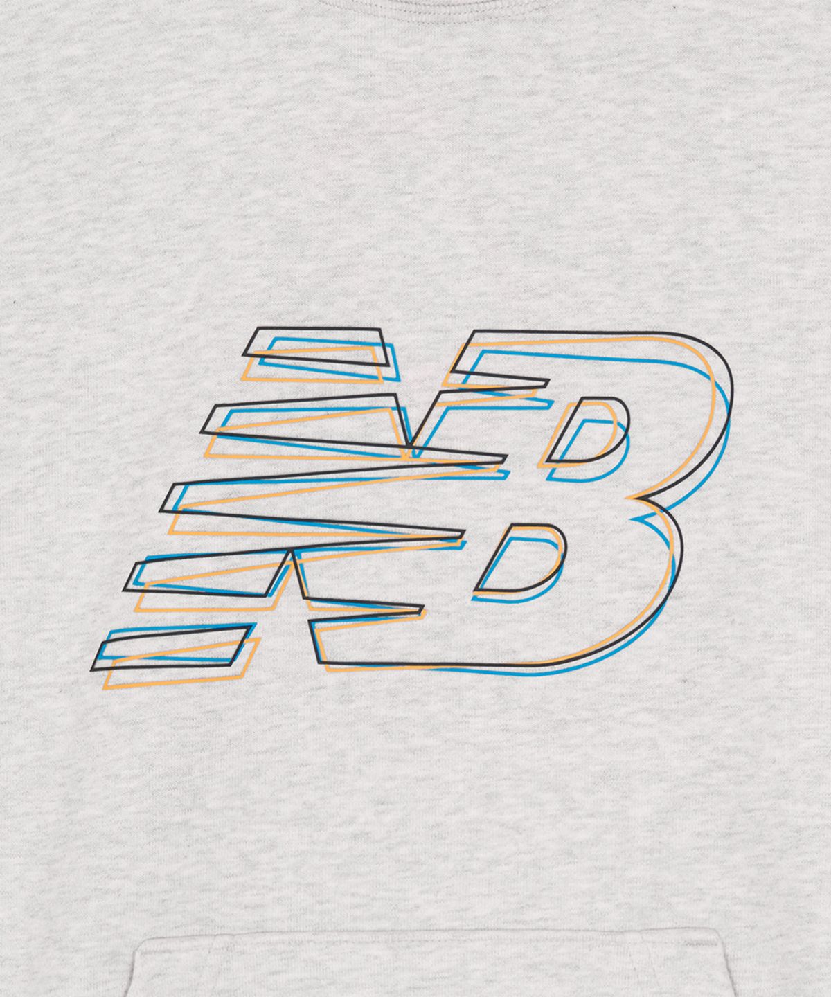 뉴발란스(NEW BALANCE) NBN0G42903 / UNI 3D 레터링 그래픽 후드티 (L/GRAY)