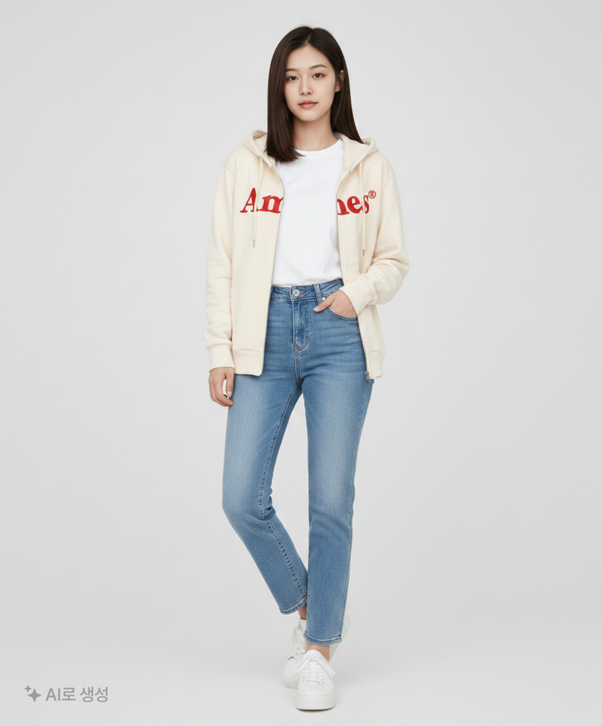 아메스 월드와이드(AMES-WORLDWIDE) 후드 집업 M