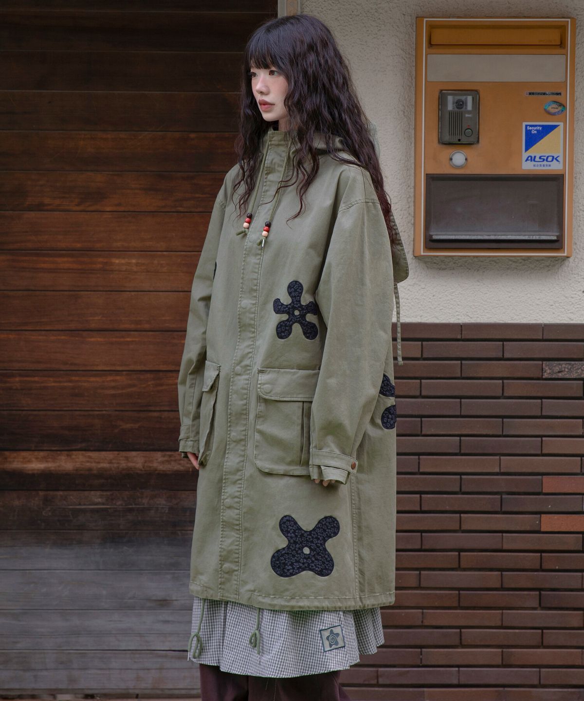 루나키후(RuNaKi'Hu') WXJ046 이케우사기 m65 피시테일 파카 (KHAKI)
