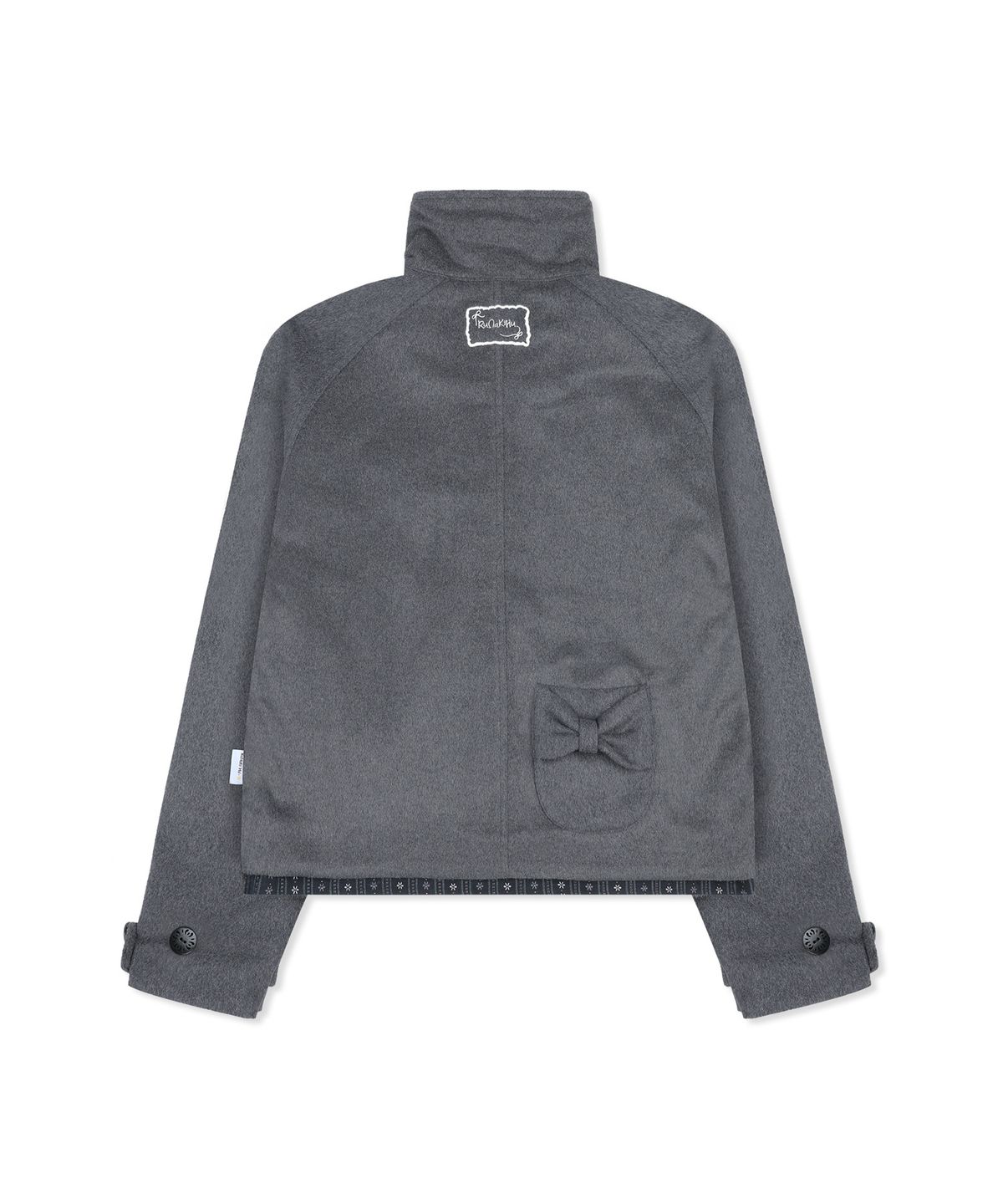 루나키후(RuNaKi'Hu') WXJ059 츠츠미 꾸러미 자켓  (GRAY)