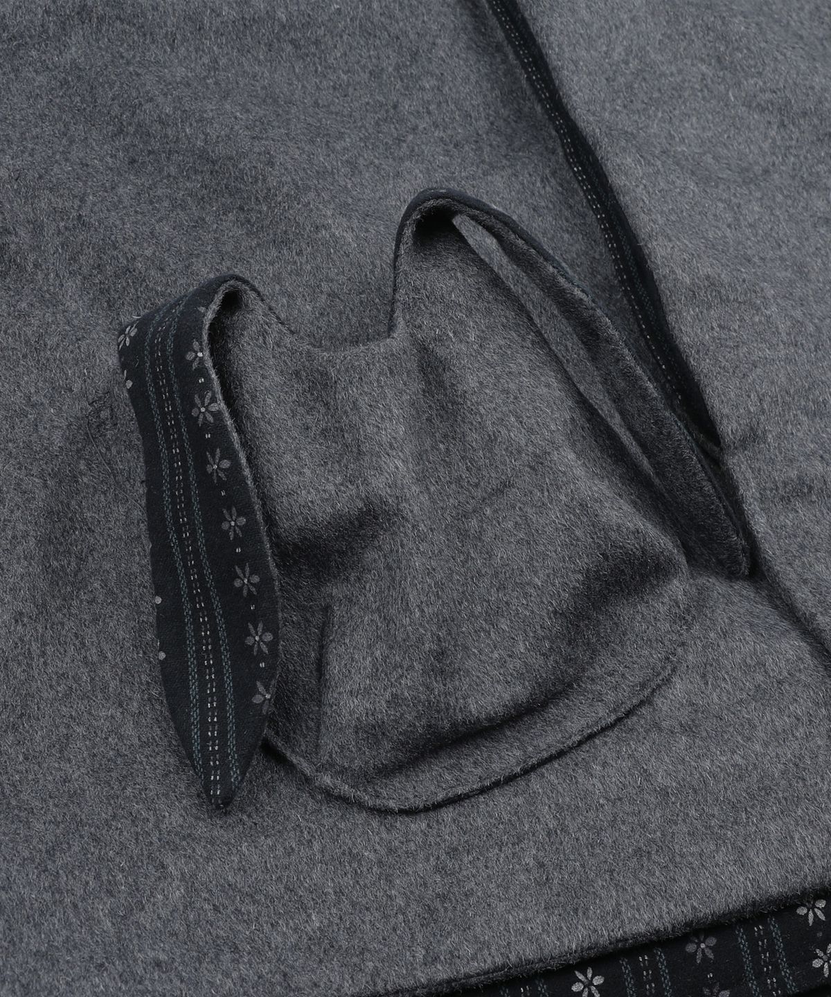 루나키후(RuNaKi'Hu') WXJ059 츠츠미 꾸러미 자켓  (GRAY)