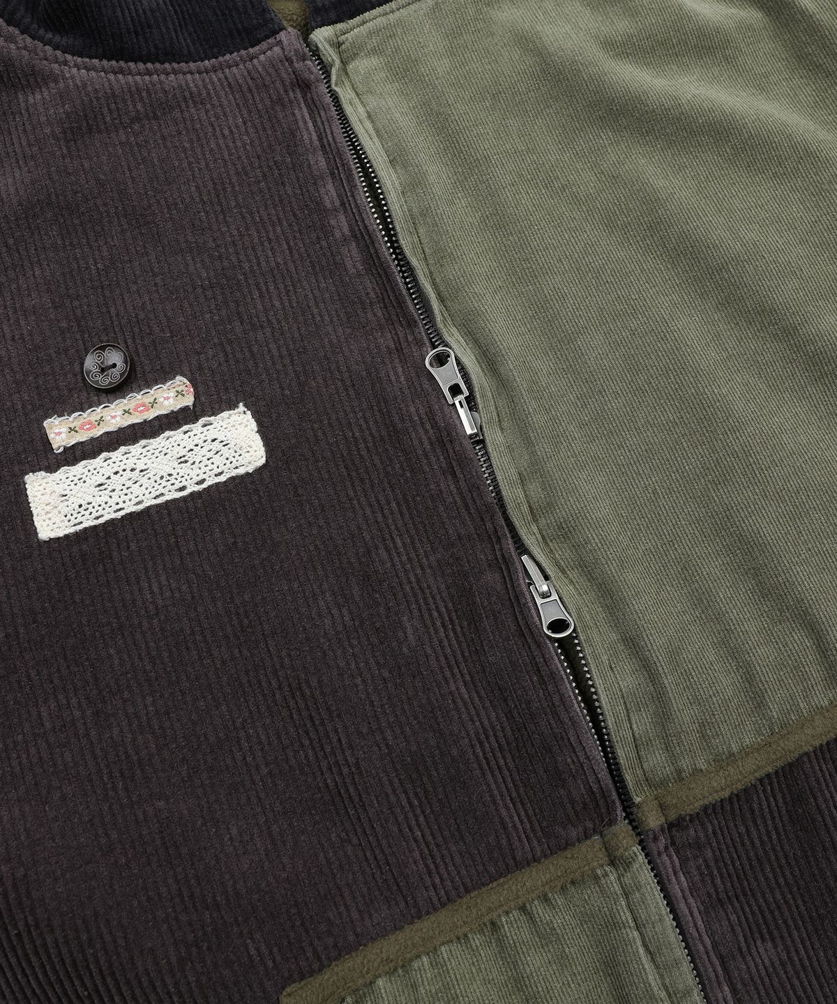 루나키후(RuNaKi'Hu') WXJ052 소레조레 코듀로이리버시블 후드 집업 (KHAKI/CHARCOAL)
