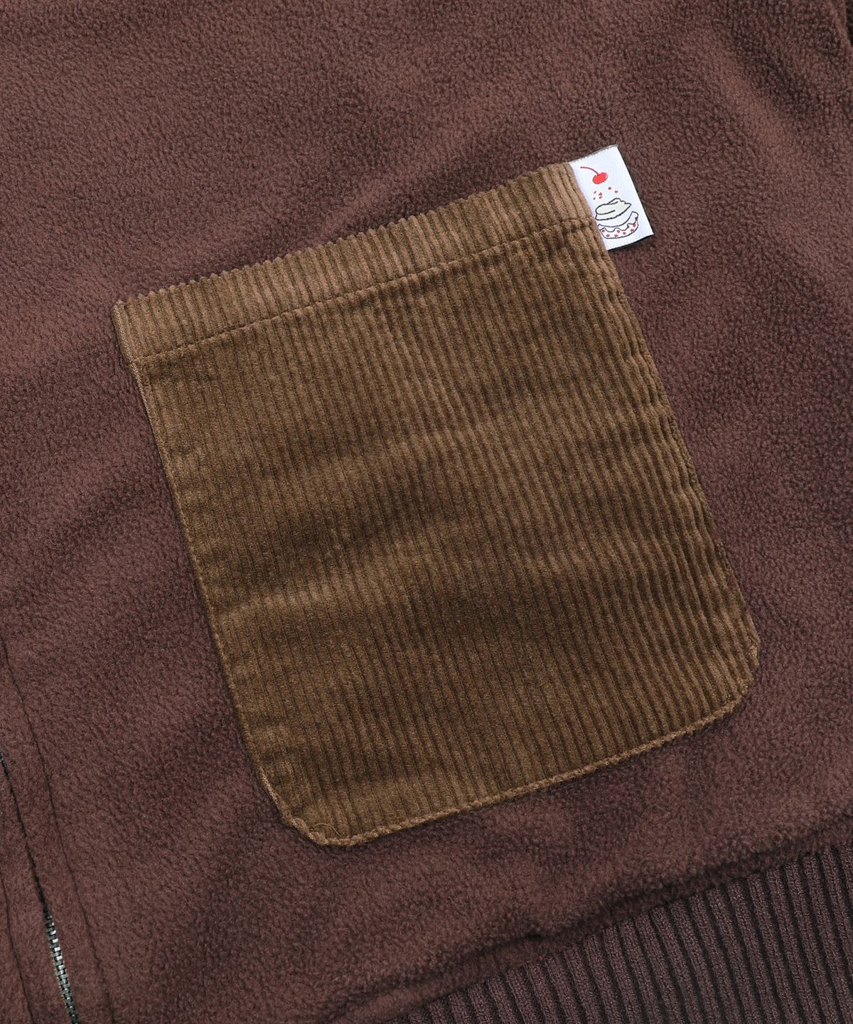 루나키후(RuNaKi'Hu') WXJ052 소레조레 코듀로이리버시블 후드 집업 (BROWN/BURGUNDY)