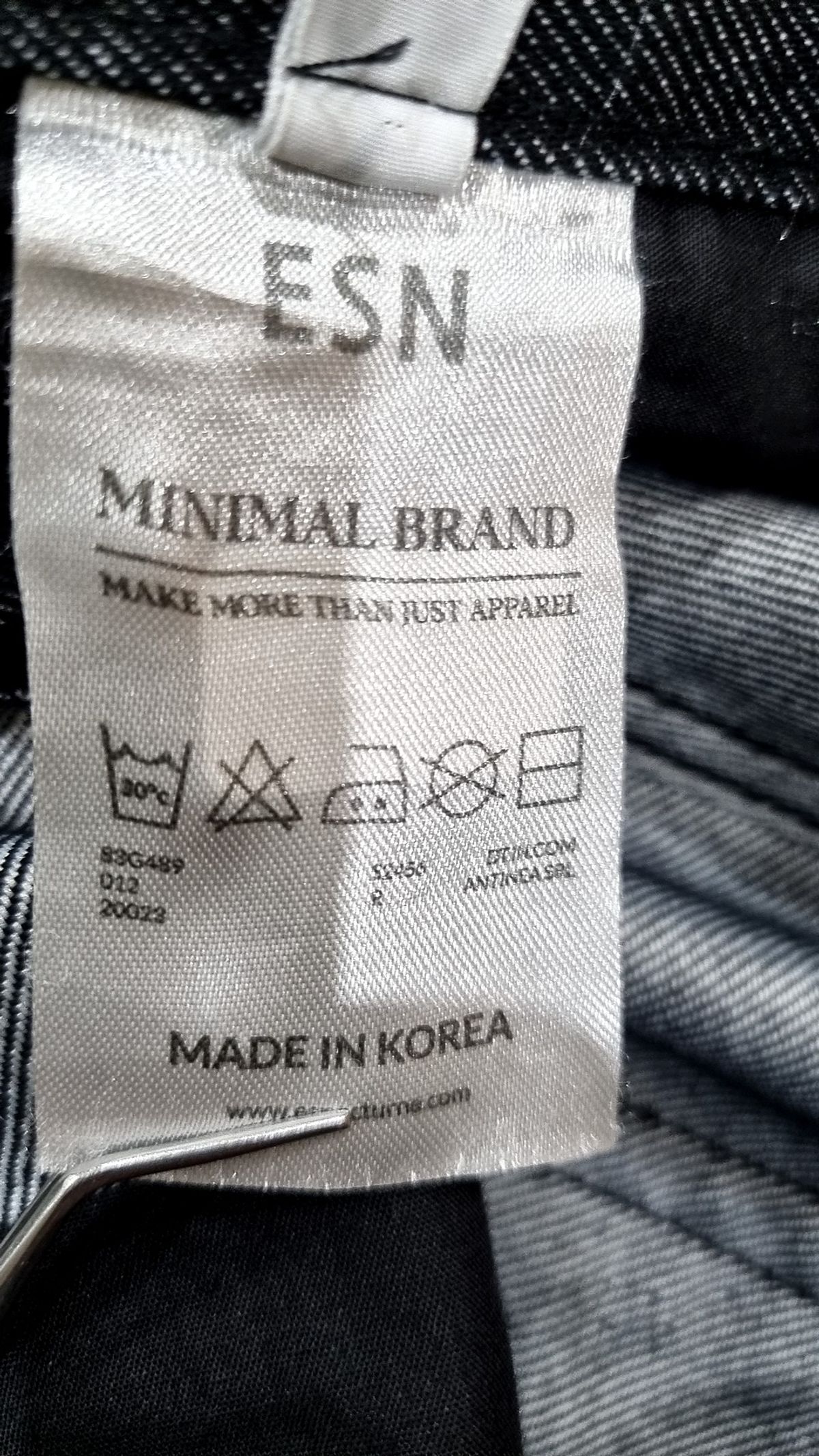 이에스엔(ESN) 청/데님 팬츠 XL
