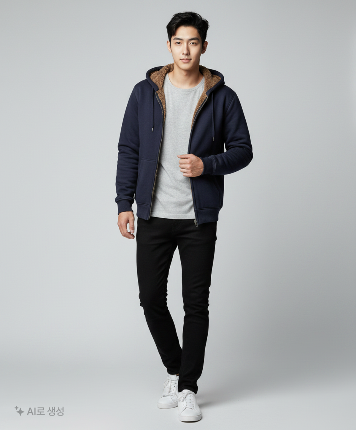 유니클로(UNIQLO) 후드 집업 L