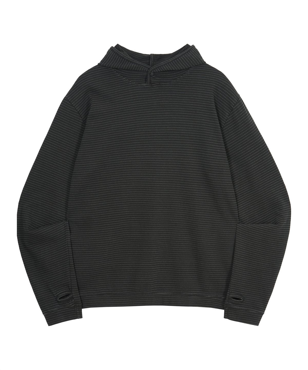 엔도어(ENDOOR) Ash stripe hoodie (VTG Black)